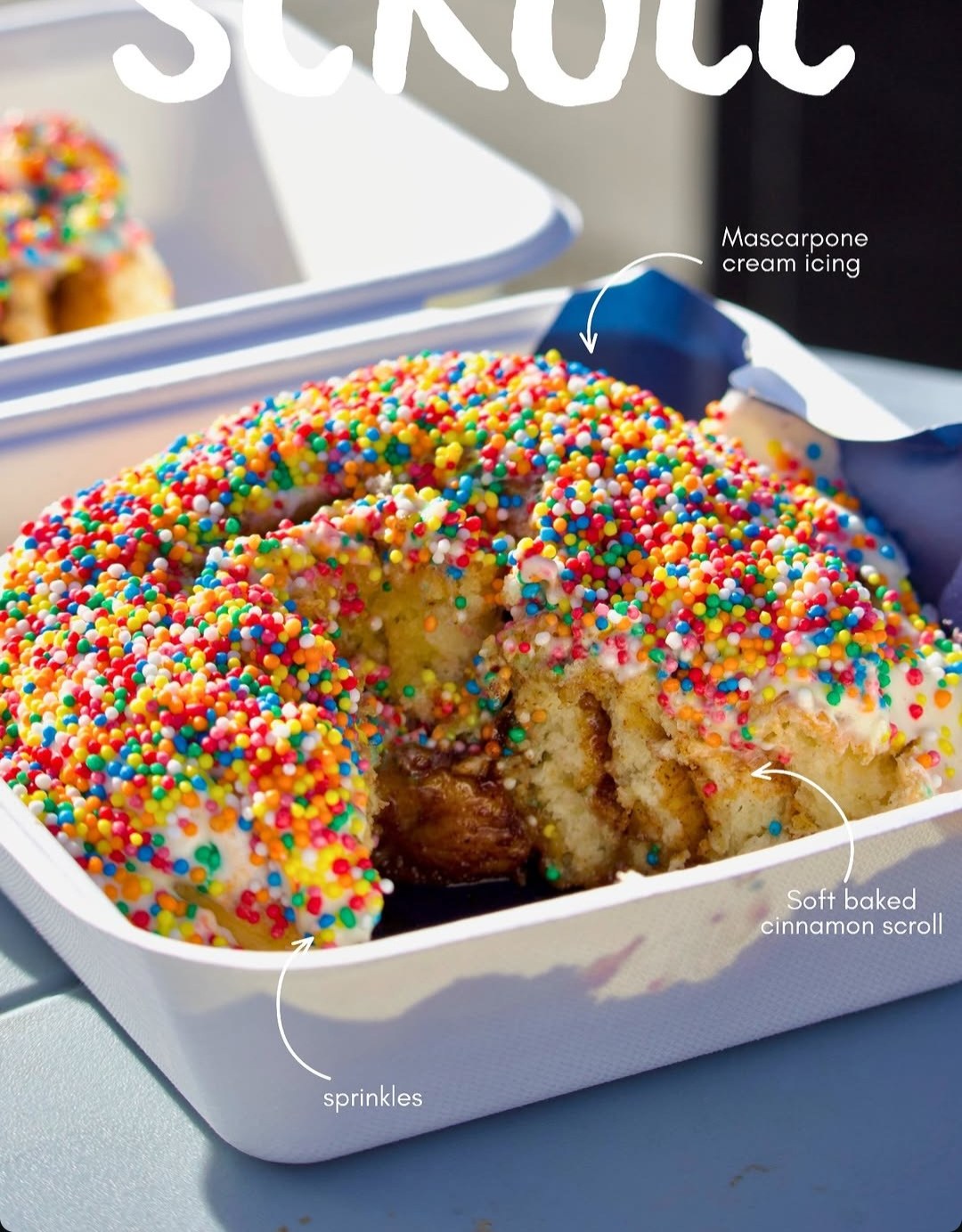 Dot Cake Scroll