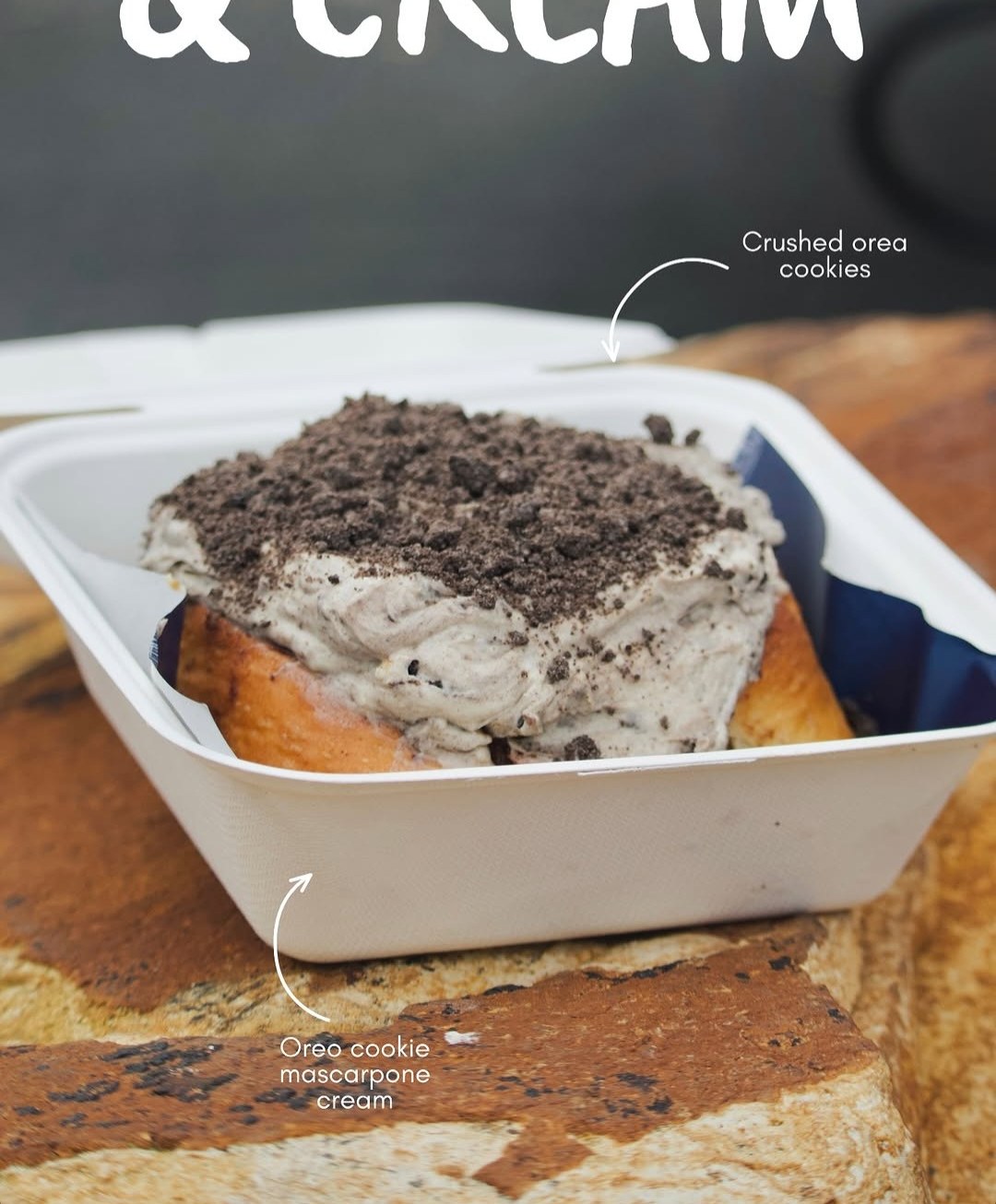 Oreo Cookies & Cream Scroll
